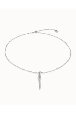 UNO de 50 "Silver Needle" Necklace in Silver