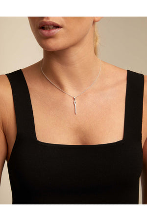 UNO de 50 "Silver Needle" Necklace in Silver