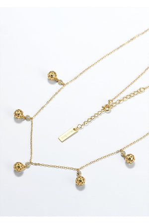 PickleBelle Belle of The Ball Necklace Gold