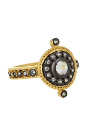 Freida Rothman Nautical Button Ring