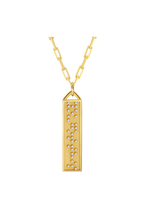 Touchstone YOU GOT THIS Gold Bar Necklace