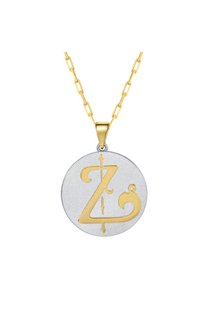 Saints & Saviors Fancy Initial Z Pendant Necklace