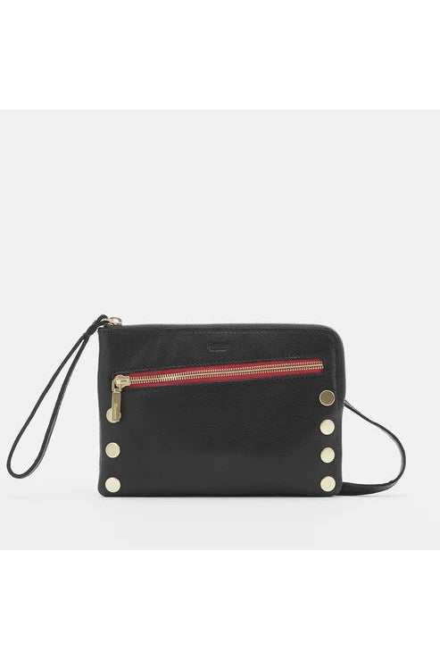 Hammitt Nash Small Convertible Studded Leather Top Zip Crossbody