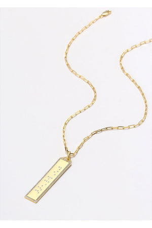 Touchstone Limitless Braille Pendant Necklace