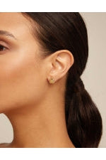 Uno de 50 Earrings "Unlock" Gold Earrings