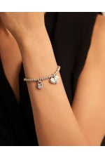 Uno De 50 "Romeo" Silver Bracelet