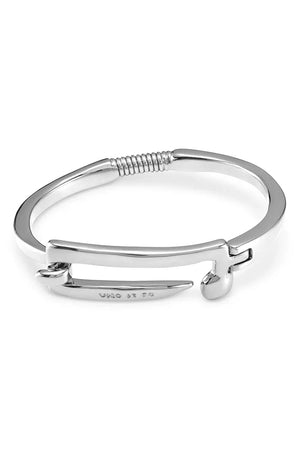 Uno De 50 "Puzzling" Silver Bracelet Open Rectangle