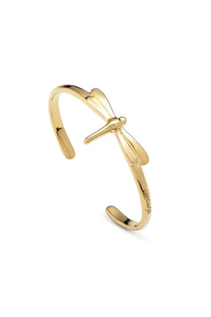 Uno De 50 "Fortune" Gold Dragonfly Bracelet