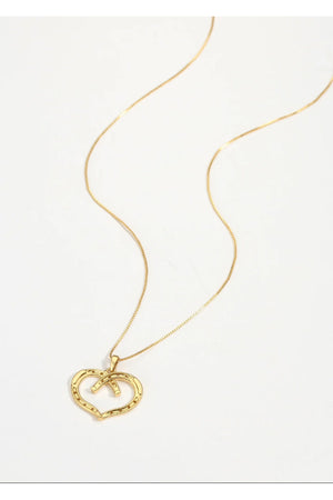 Dark Horse Wild at Heart Horseshoe Necklace in Gold