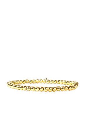 Marlyn Schiff Gold 4mm Beaded Ball Bracelet