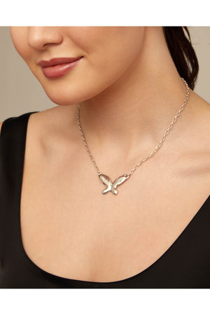 Uno de 50 "Butterfly Effect" Silver Necklace