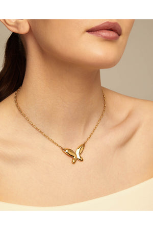 Uno de 50 "Butterfly Effect" Gold Necklace
