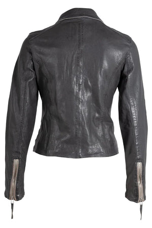 Mauritius Leather Jacket "Kiella" Anthra