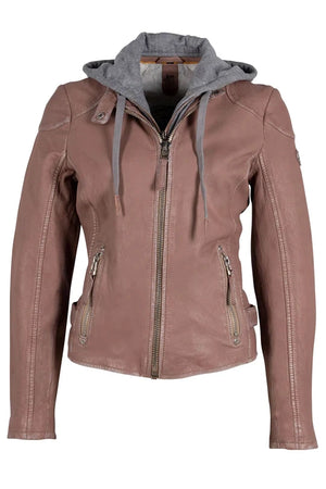 Mauritius Leather Jacket "Finja" Blush