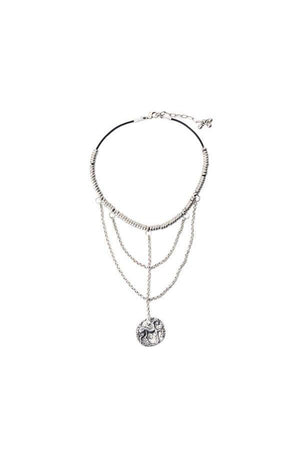 CXC N0034 Equestrian Necklace in Silver-Jewelry-CXC-Madison San Diego