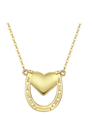 Dark Horse Collection by EverWild Designs 'Captures My Heart' Necklace in 24k Gold over Sterling Silver