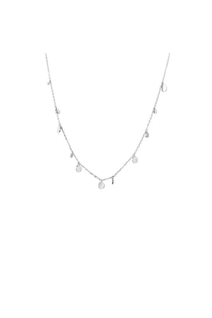 Marlyn Schiff Sterling Silver Delicate Disc Necklace