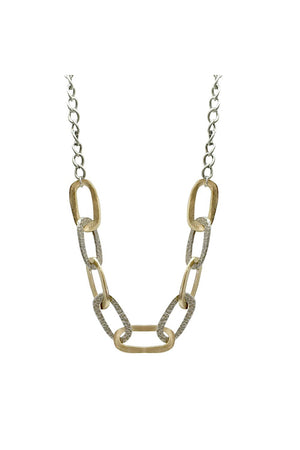 Tat2 Two Tone Catena Chain Link Necklace