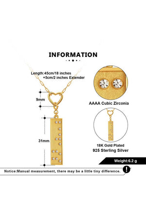 Badass Braille pendant necklace product details