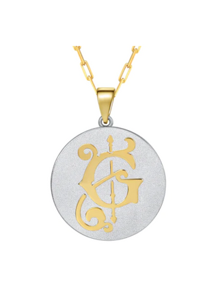 Saints & Saviors Fancy Initial G Pendant Necklace