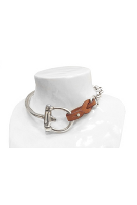 CXC N0023MTC Equestrian Collar Bit Necklace