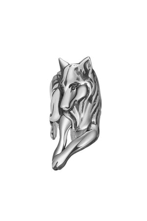 wolf ring on white background everwild designs