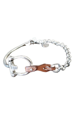 CXC N0023MTC Equestrian Collar Bit Necklace-Jewelry-CXC-Madison San Diego