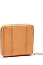 Hammitt 5 North Wallet Almond Tan W/ Brushed Silver Hardware