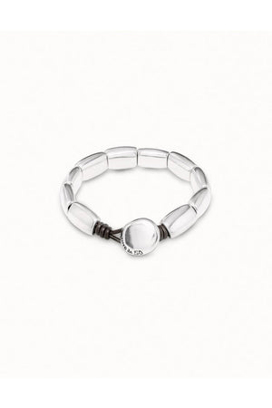 Uno De 50 "Petals" Silver Bracelet